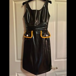 Gorgeous and Almost New Louis Vuitton Flap Pocket Vinyl Dress 38 sold out